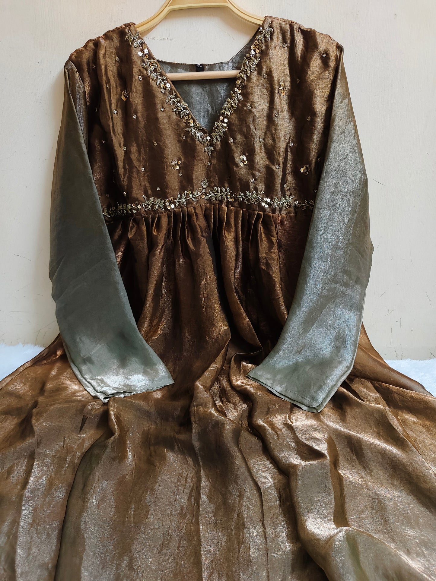 Handwork Embellished Fendy Kurti with Lining | Mayura